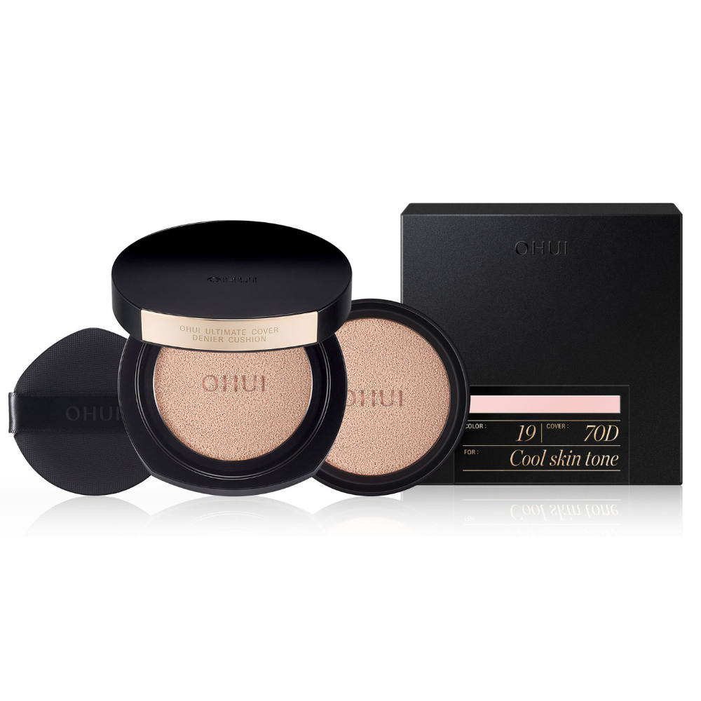 O HUI Ultimate Cover Denier Cushion SPF50+ PA+++ Set 13g+13g(refill) (9colors)