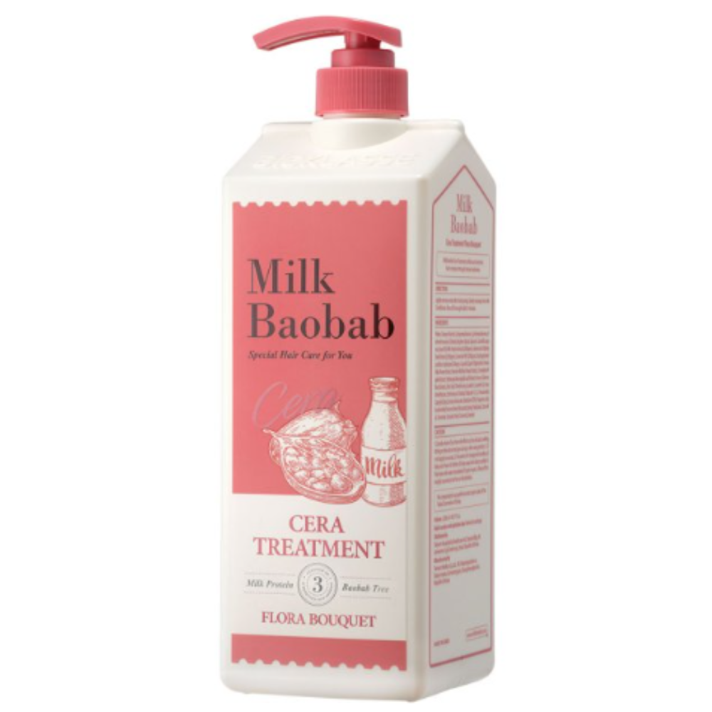 BIOKLASSE MILK BAOBAB CERA Hair Treatment 1200ml #Flora Bouquet