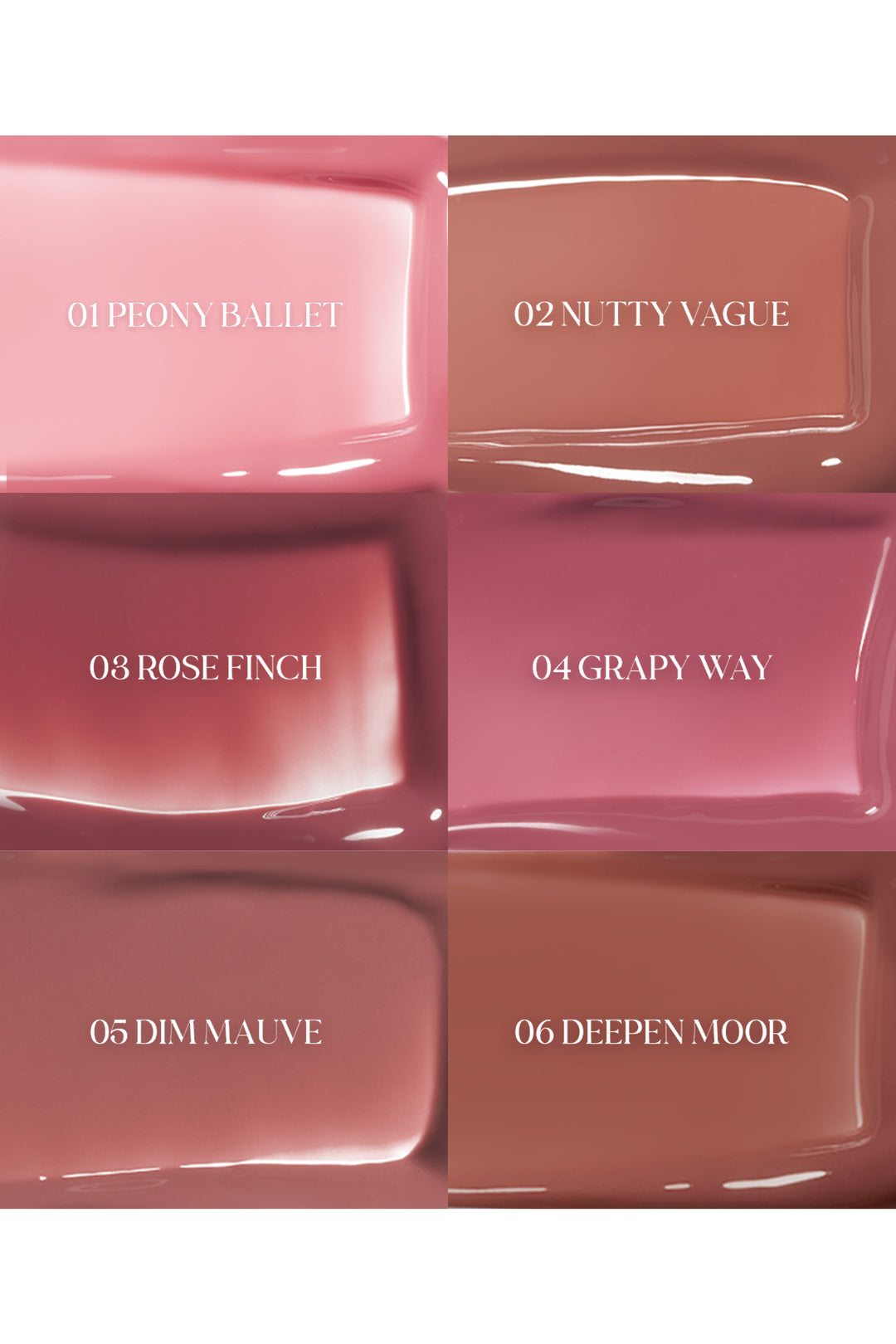 rom&nd Glasting Color Gloss 4g (6 боја)