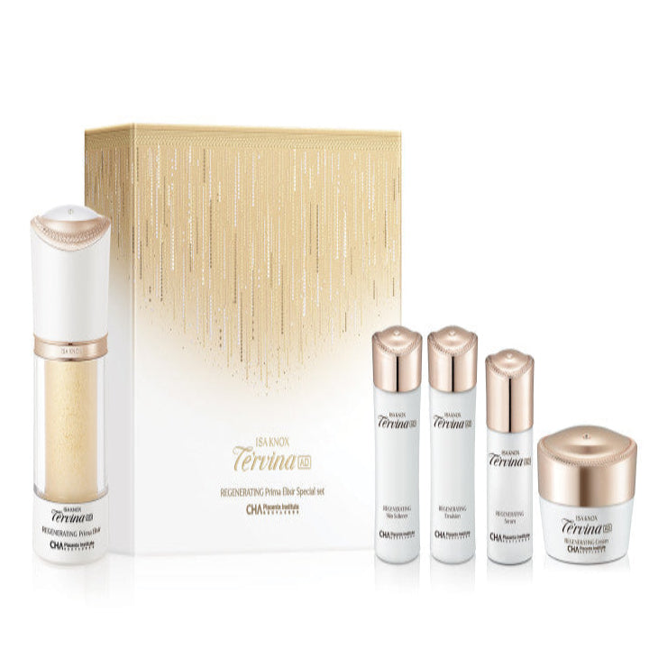 ISA KNOX TE'RVINA AD Regenerierendes Prima Elixir Spezial-Hautpflegeset