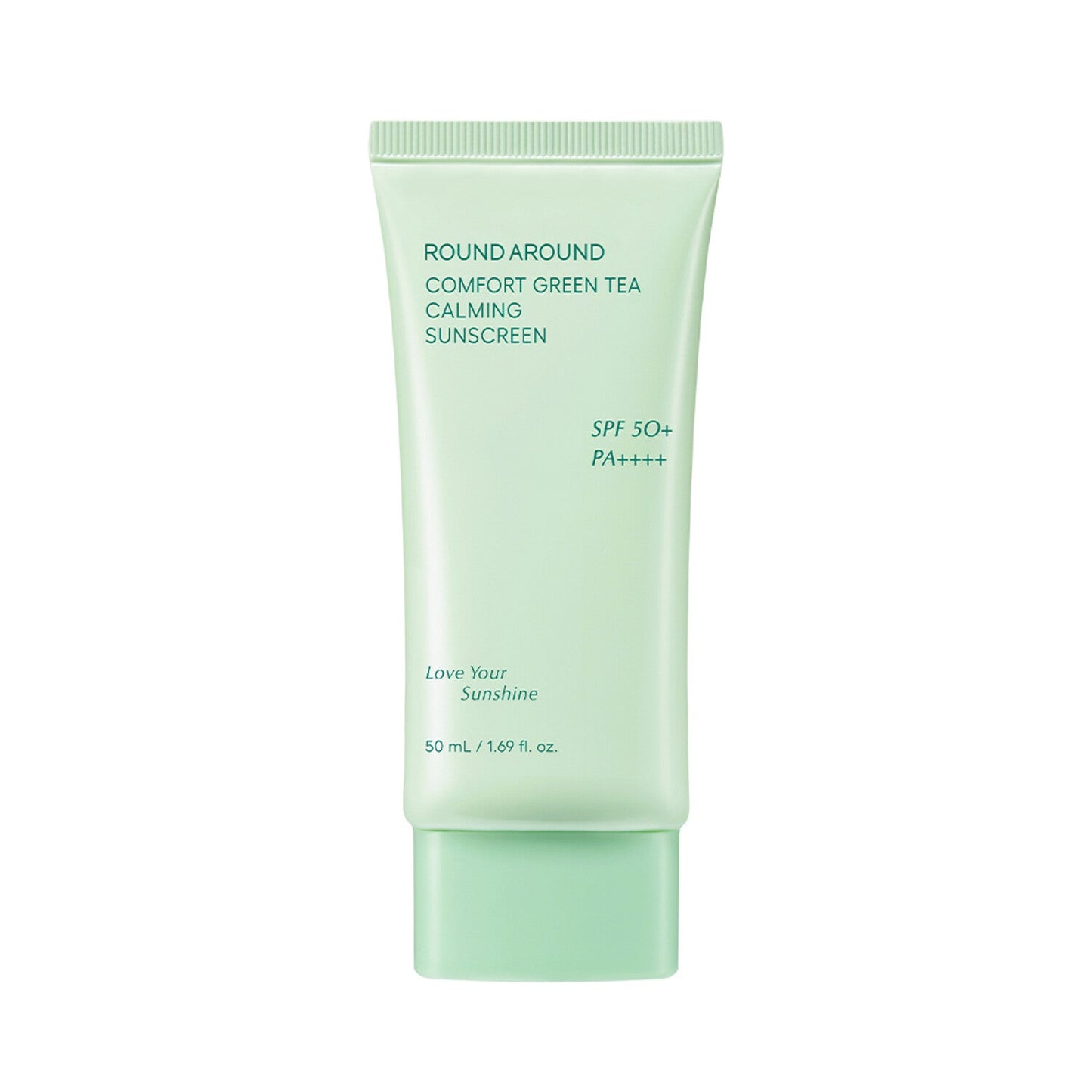 ROUND AROUND Comfort Grüner Tee Beruhigender Sonnenschutz SFP50+ PA++++ 50ml
