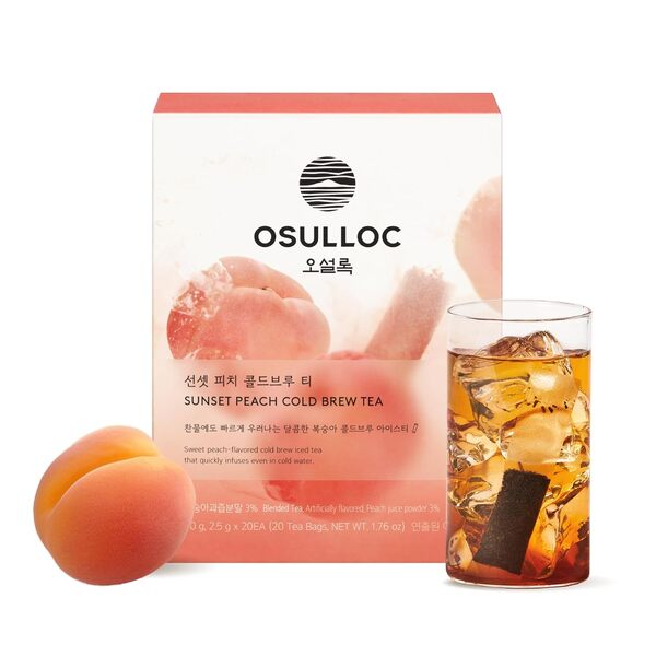 OSULLOC Sunset Peach Cold Brew Tea (20 Stück)