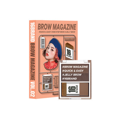 16BRAND 16 Brow Magazine Augenbrauen (3 Farben)