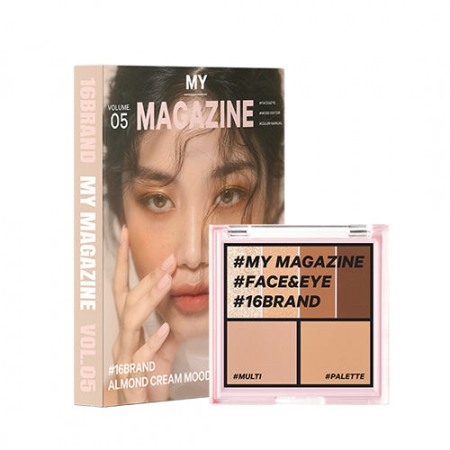 16BRAND My Magazine Shadow Palette 7,5 g (10 Farben)