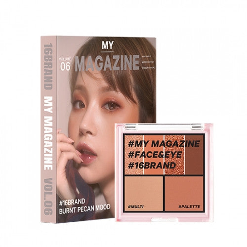 16BRAND My Magazine Shadow Palette 7,5 g (10 Farben)