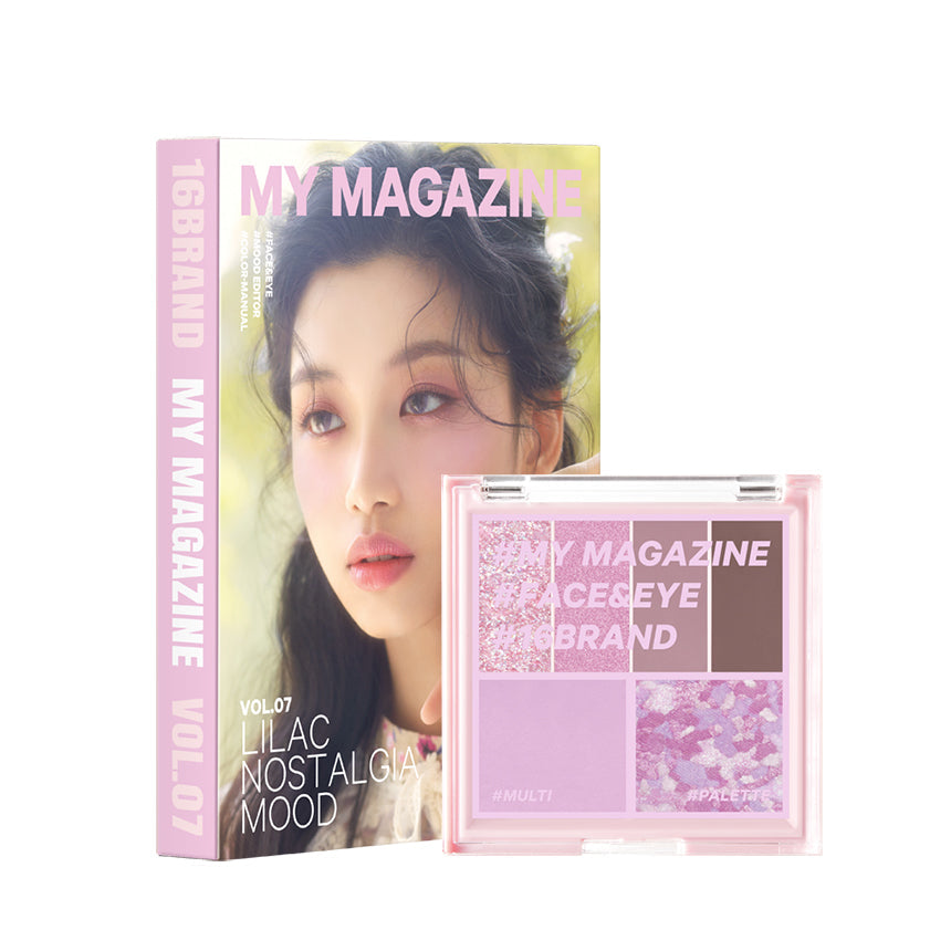 16BRAND My Magazine Shadow Palette 7,5 g (10 Farben)