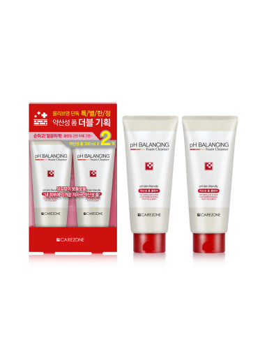 CARE ZONE pH Balancing Foam Cleanser Duo Set (200 ml + 200 ml)