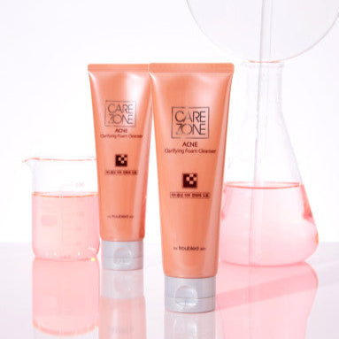 CAREZONE Akne Klärender Schaumreiniger Duo Set (130ml+130ml)