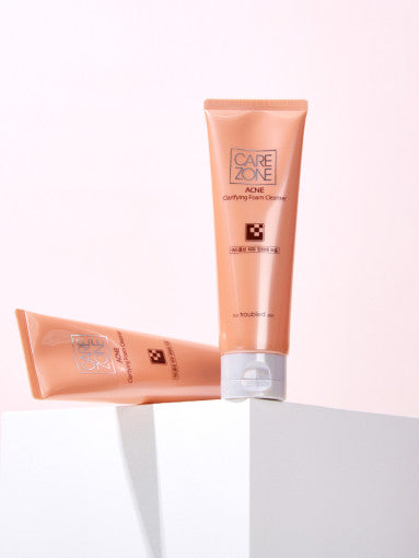 CAREZONE Akne Klärender Schaumreiniger Duo Set (130ml+130ml)