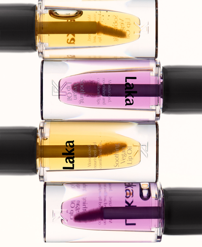Laka Beruhigendes veganes Lippenöl #Calming Purple