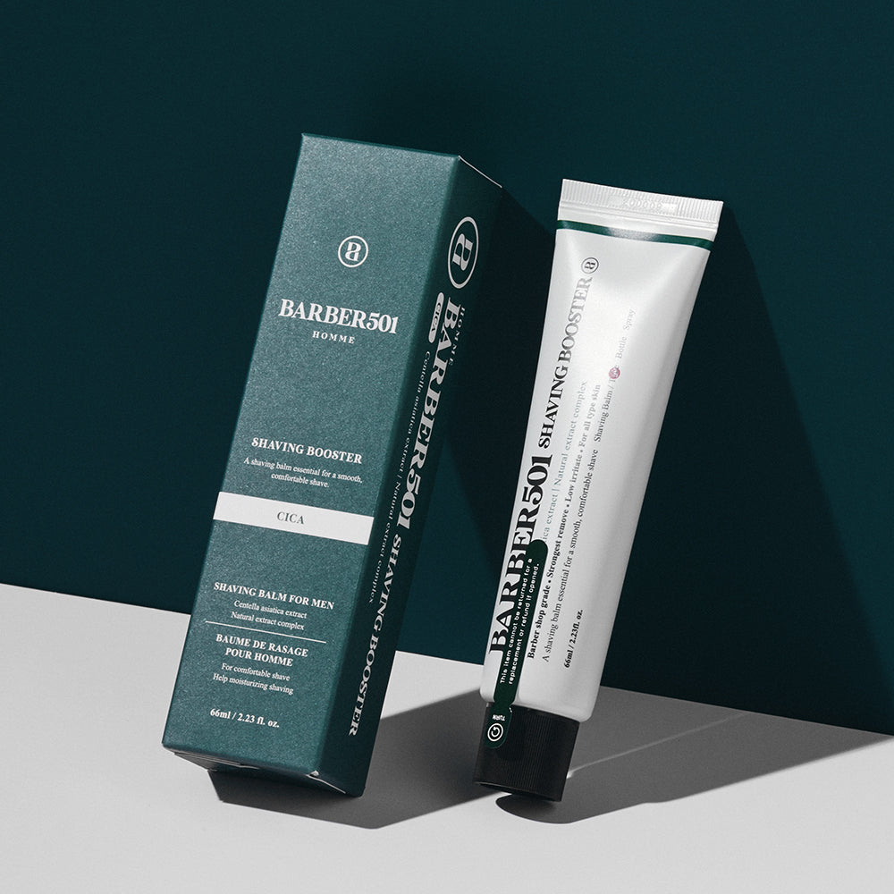 BARBER501 Rasier-Booster-Balsam #Grün (Cica)