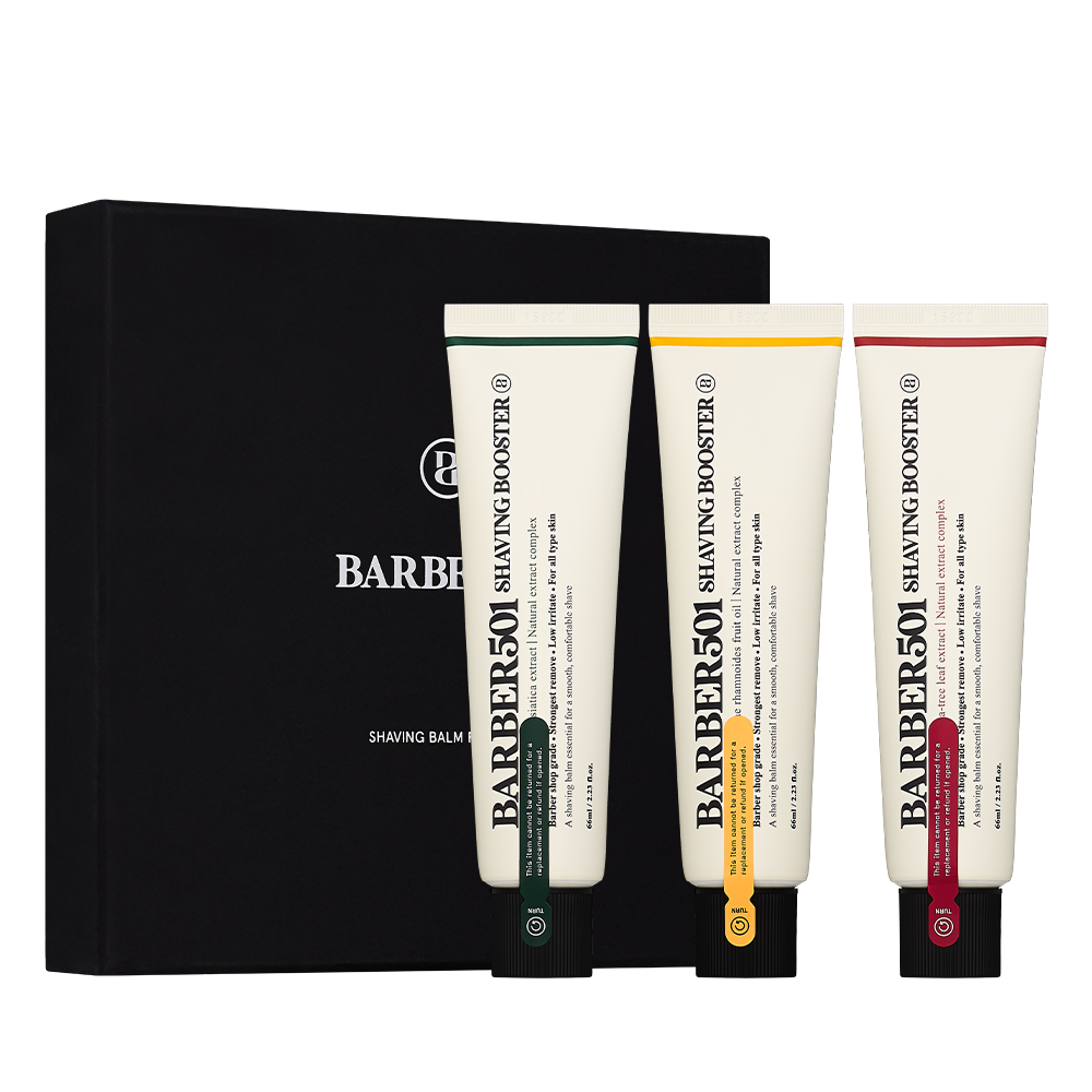 BARBER501 Rasier-Booster-Balsam (3er-Set) 66 ml x 3 Stück