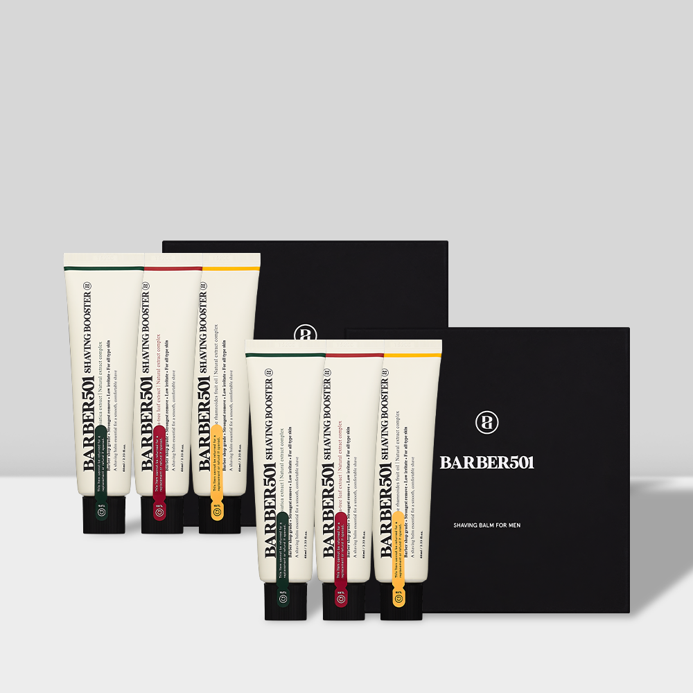 BARBER501 Rasier-Booster-Balsam (3er-Set) 66 ml x 3 Stück