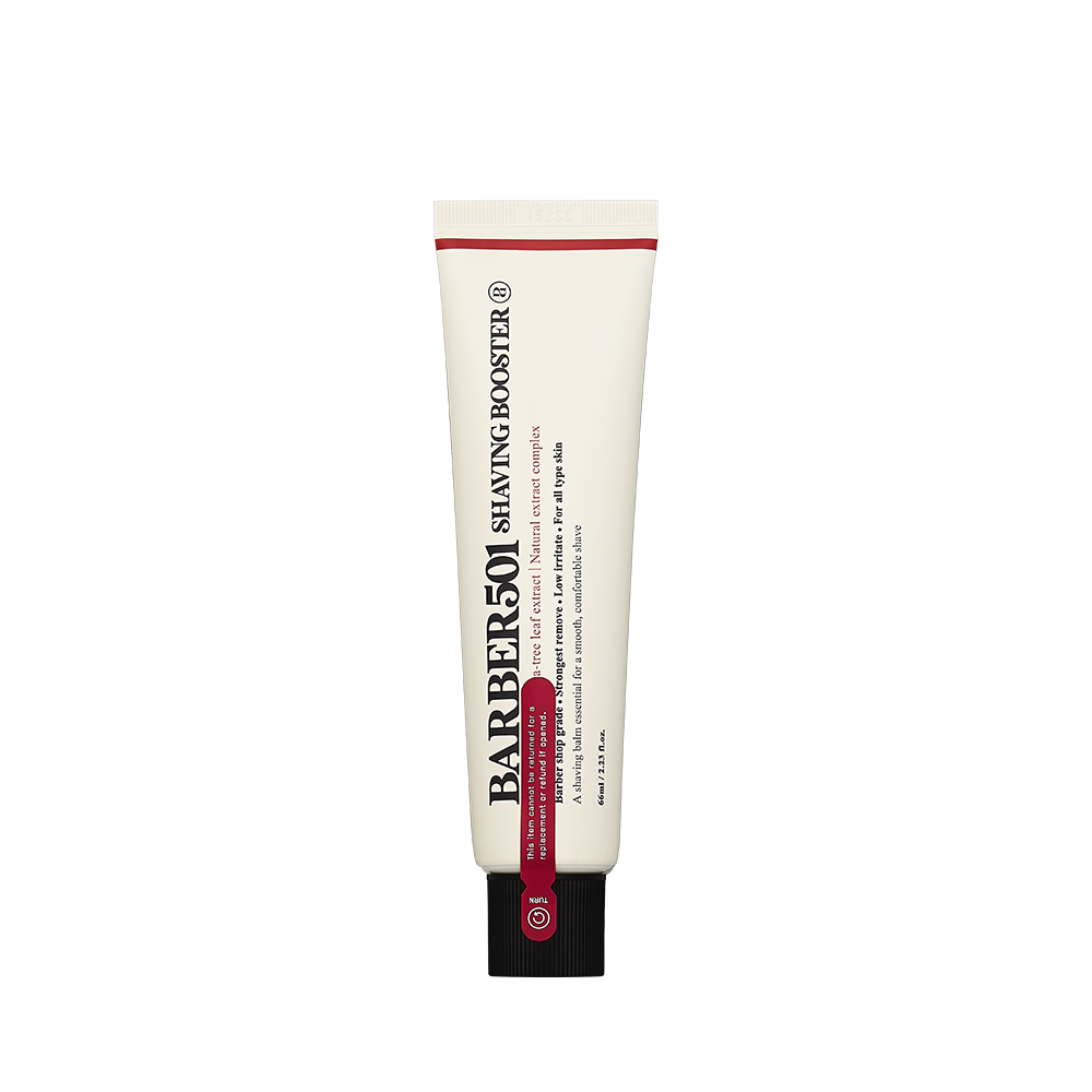 BARBER501 Rasier-Booster-Balsam, 66 ml, Rot (Teebaum)
