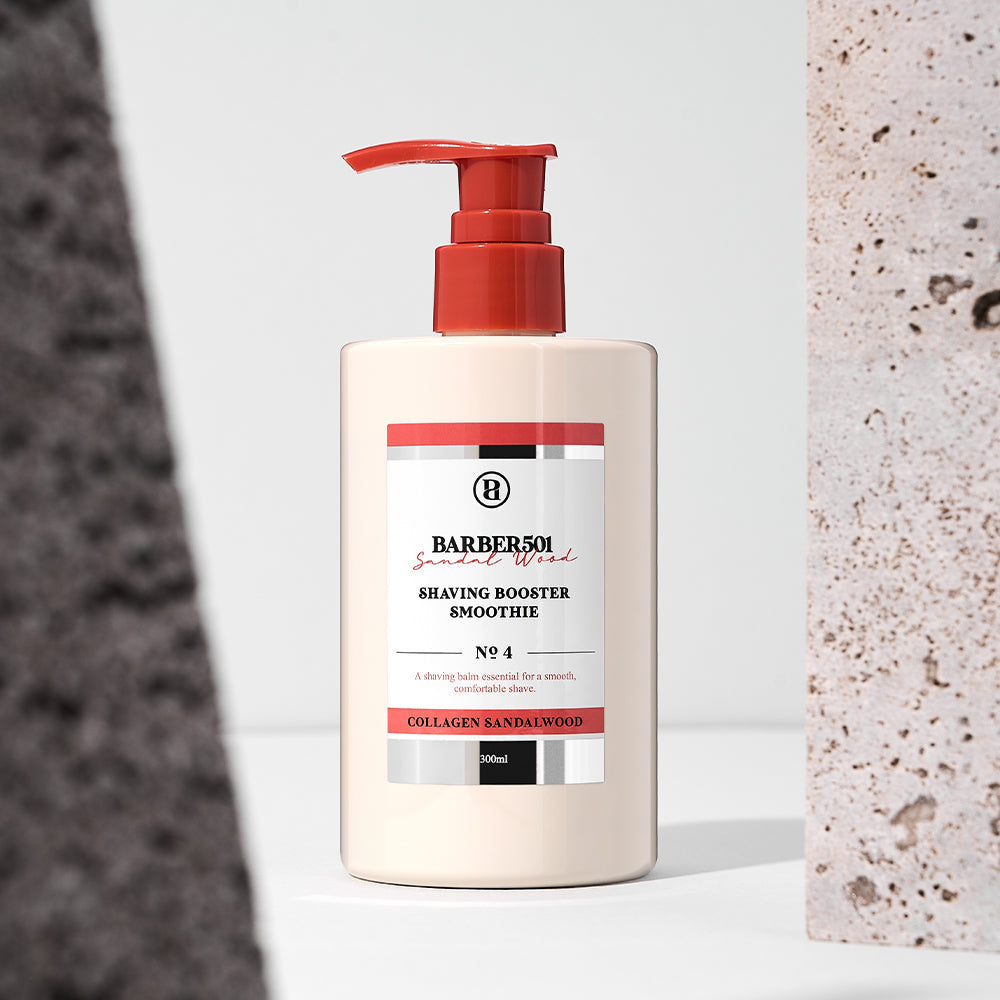 BARBER501 Rasier-Booster-Smoothie 300 ml #Kollagen Sandelholz