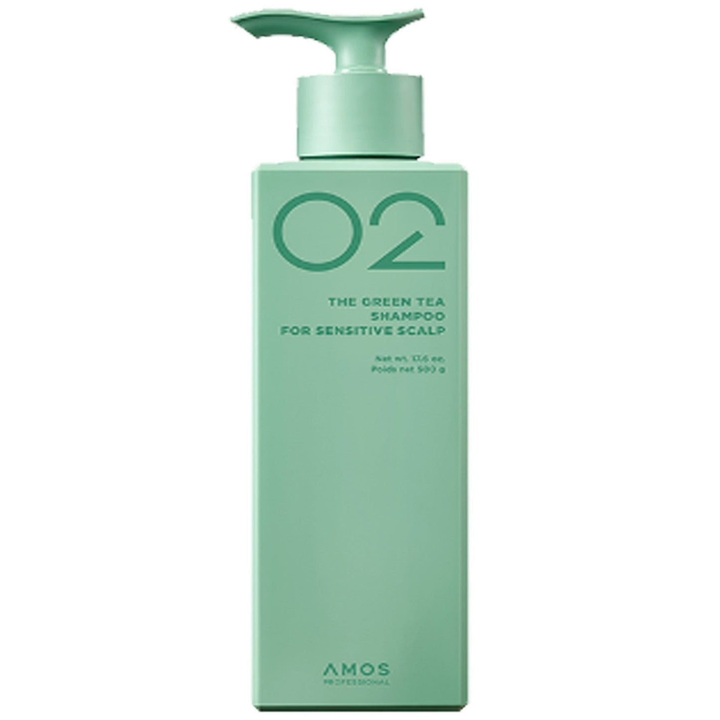 amos PROFESSIONAL THE GREEN TEA SHAMPOO FOR SENSITIVE SCALP 500ml