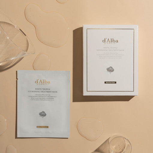 d'Alba Pflegende Behandlungsmaske mit weißem Trüffel, 25 ml, 20 Stück