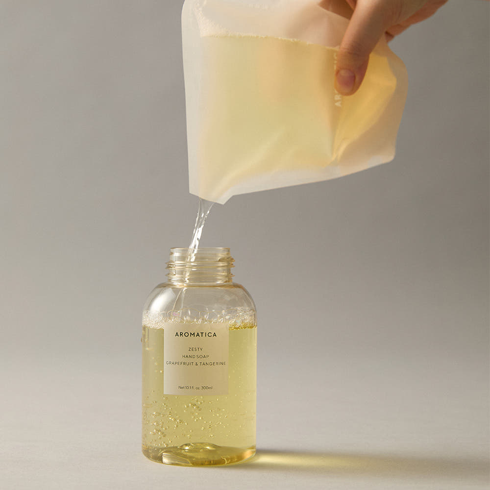 AROMATICA Zesty Handseife Grapefruit & Mandarine 300 ml (Nachfüllpackung)