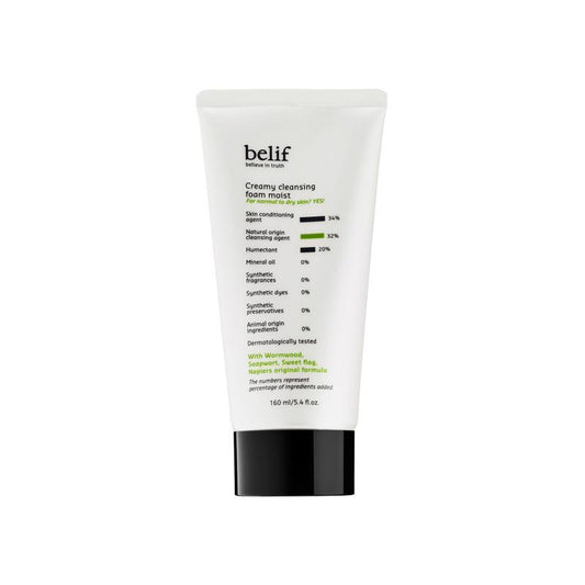 belif CREMIGER REINIGUNGSSCHAUM FEUCHT 160 ml