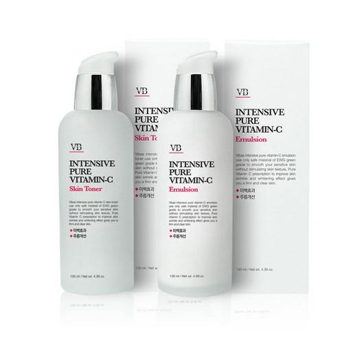 VIBAS Intensive Pure Vitamin C Hauttoner 130ml + Emulsionsset 130ml