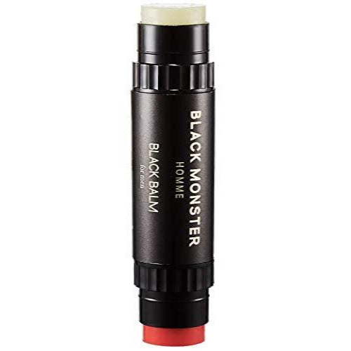 [BLACK MONSTER] Black Balm, getönter Lippenbalsam und Lippenpflege für Männer mit zwei Enden, 2,4 g