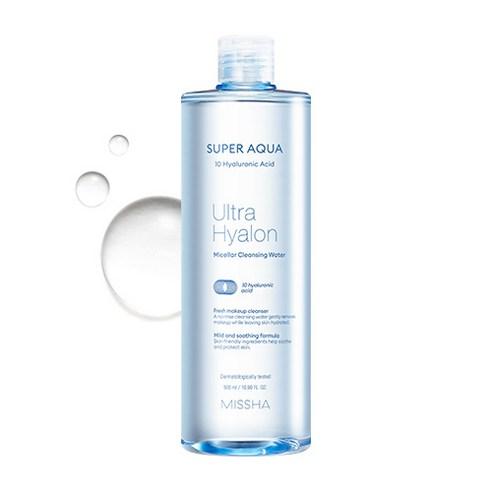 MISSHA Super Aqua Ultra Hyalron вода за чишћење 500ml