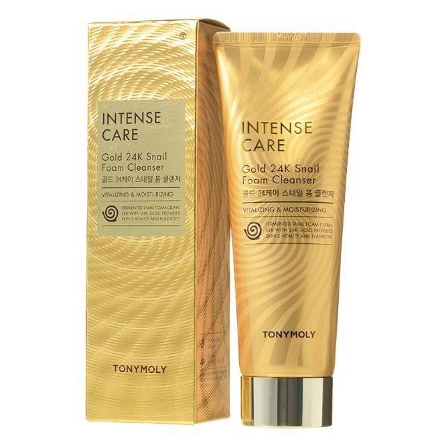 TONYMOLY Intense Care Gold 24k Snail пена за чишћење 150ml