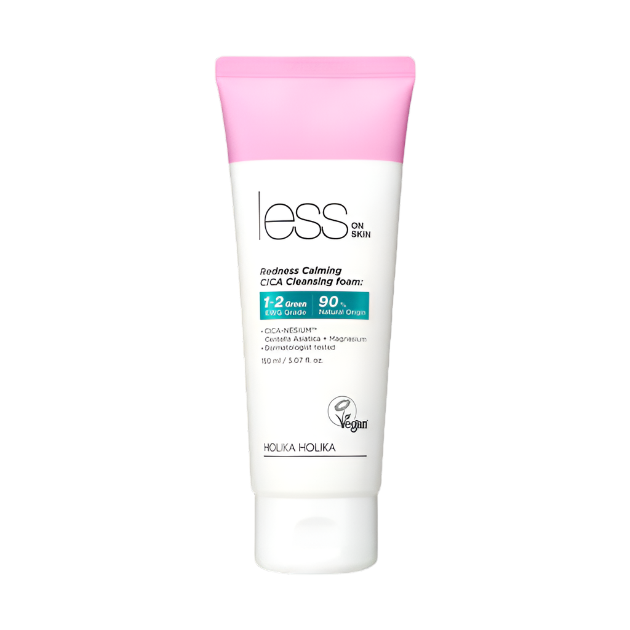 [HOLIKA HOLIKA] Less On Skin Redness Calming Cica Cleansing Foam 100ml