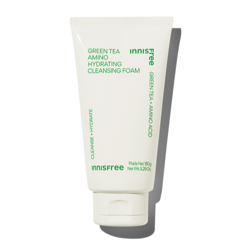 innisfree Green Tea Amino Hydrating Cleansing Foam 150g