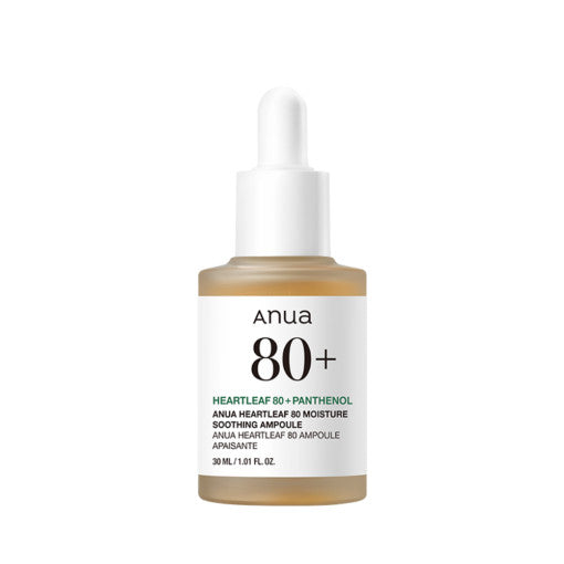Anua HEARTLEAF 80 % FEUCHTIGKEITSBERUHIGENDE AMPULLEN 30 ml