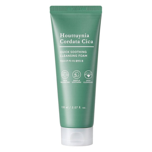 TONYMOLY Houttuynia Cordata Cica Schneller, beruhigender Reinigungsschaum, 150 ml