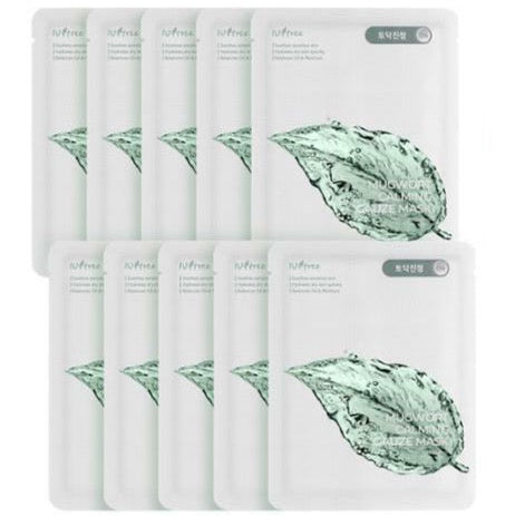 Isntree Mugwort Calming Gauze Mask 23g X 10ea