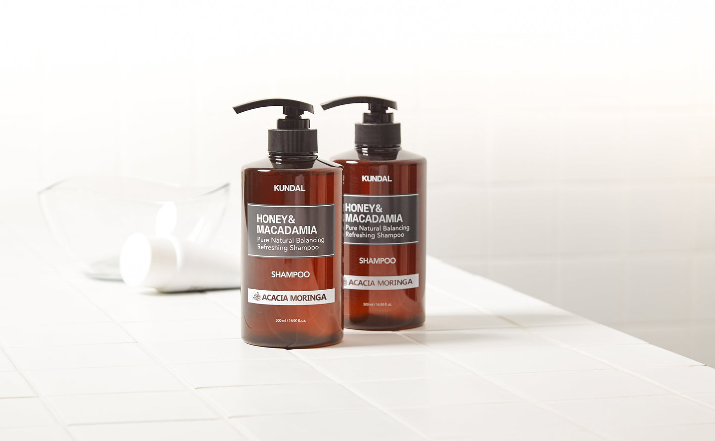 KUNDAL HONEY&MACADAMIA Pure Natural Balancing Refreshing Shampoo 500ml #ACACIA MORINGA