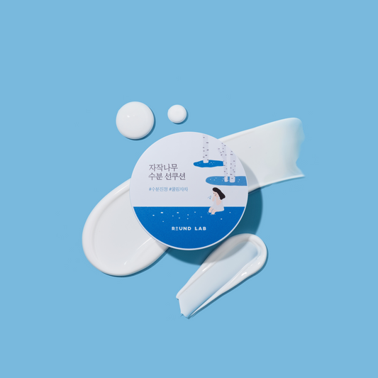 Хидратантна јастучић за сунчање Round Lab Birch 15 г (SPF 50+ PA++++)