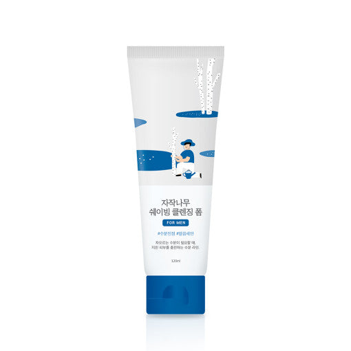 Round Lab For Men Birkensaft-Rasierschaum, 120 ml