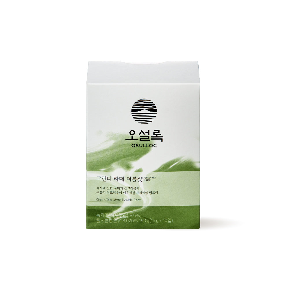OSULLOC Grüner Tee Latte Double Shot (10 Sticks)