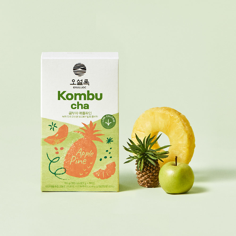 OSULLOC Kombucha Apfel-Kiefer (10 Sticks)