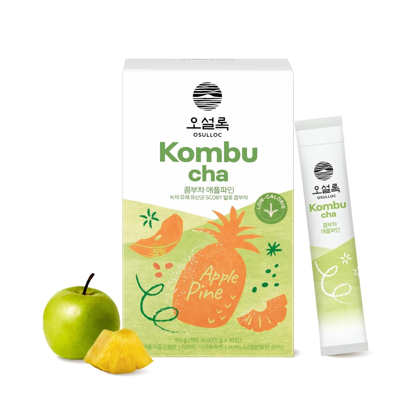 OSULLOC Kombucha Apfel-Kiefer (10 Sticks)