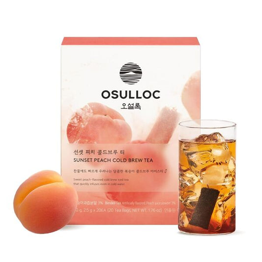 OSULLOC Sunset Peach Cold Brew Tea (20 Stück)