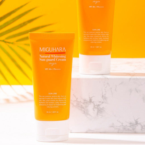 МИГУХАРА природна избељујућа крема за заштиту од сунца Origin SPF50+/PA++++ 50ml