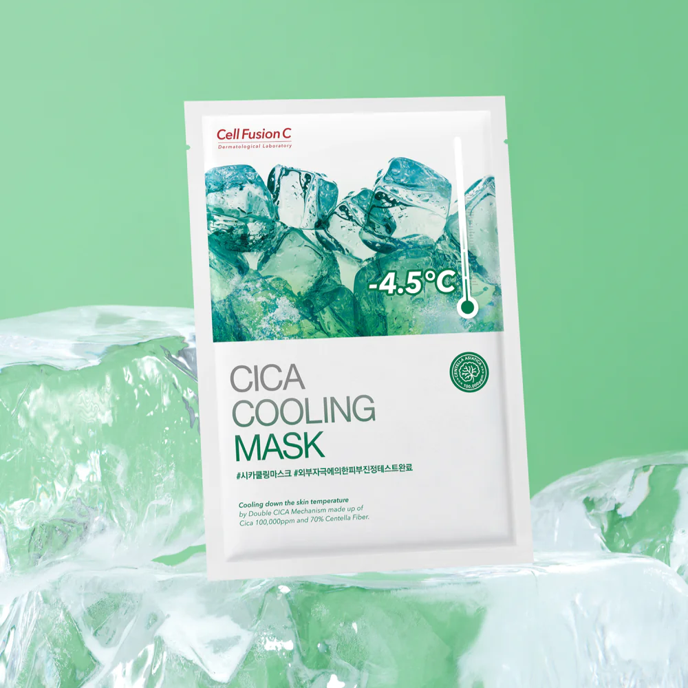 [Cell Fusion C] Cica Cooling Mask 27g X 5 sheets