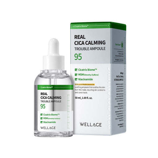 WELLAGE Real Cica Calming 95 Trouble Ampulle 50 ml