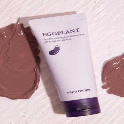 papa recipe Eggplant Clearing Mud Cream Mask 100ml