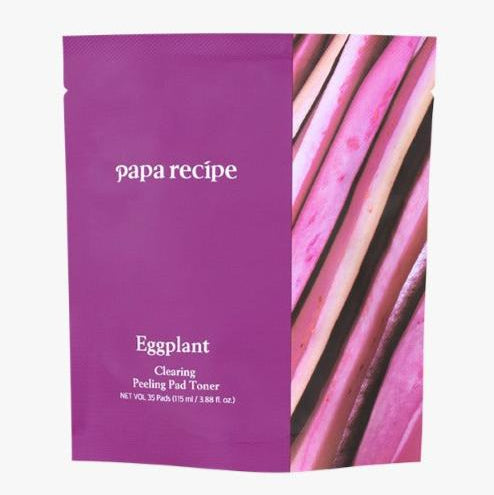 papa recipe Eggplant Clearing Peeling Pad Toner Refill Only 35 pads(115ml)