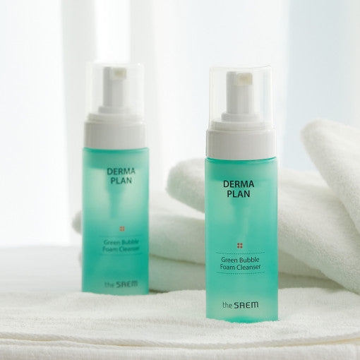 SAEM Derma Plan зелена пена за чишћење са мехурићима 150 мл