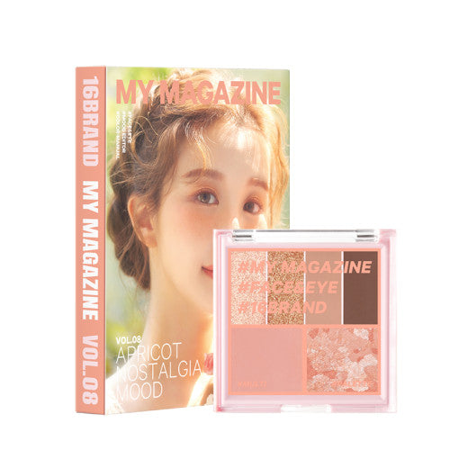 16BRAND My Magazine Shadow Palette 7,5 g (10 Farben)