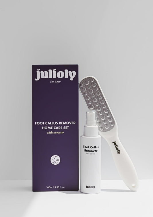 julioly Fuß-Hornhautentferner-Set für zu Hause