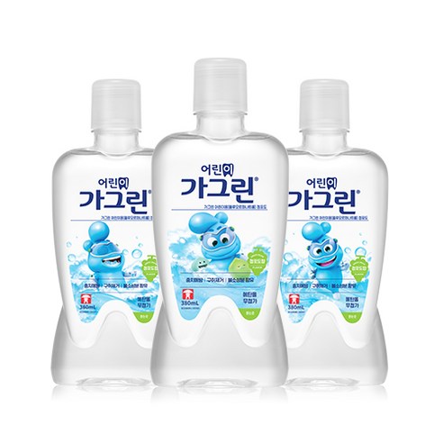 Gagreen Kids Mundwasser 380 ml x 3 Stück (Grüne Traube)