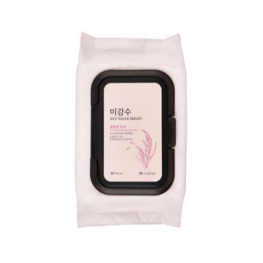 THE FACE SHOP Rice Water Bright Cleansing Wipes 50 Sheets