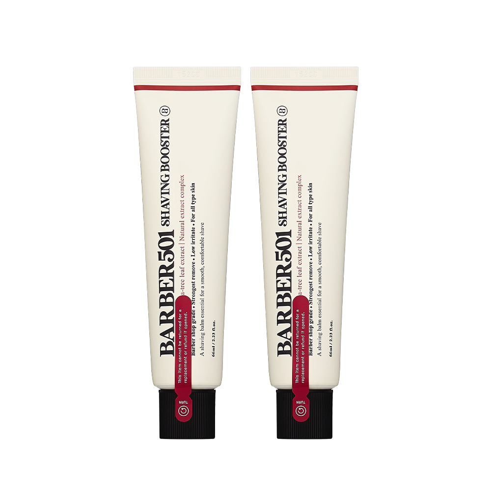BARBER501 Rasier-Booster-Balsam, 66 ml, Rot (Teebaum)